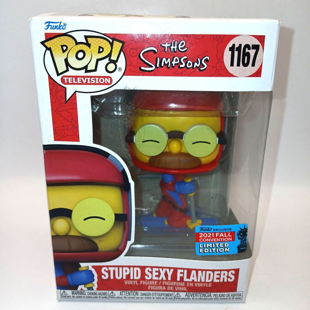 Funko Pop The Simpsons Stupid Sexy Flanders 1167 Figure Hot Topic Exclusive New